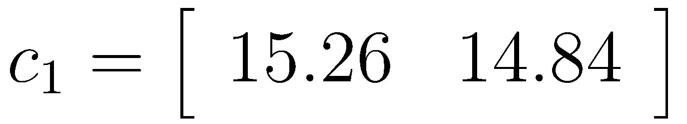 centroide c1 en la iteración 1